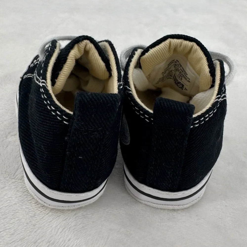 Converse Chuck Taylor First Star Infant High Top Crib Shoes Size 1 All Star Baby